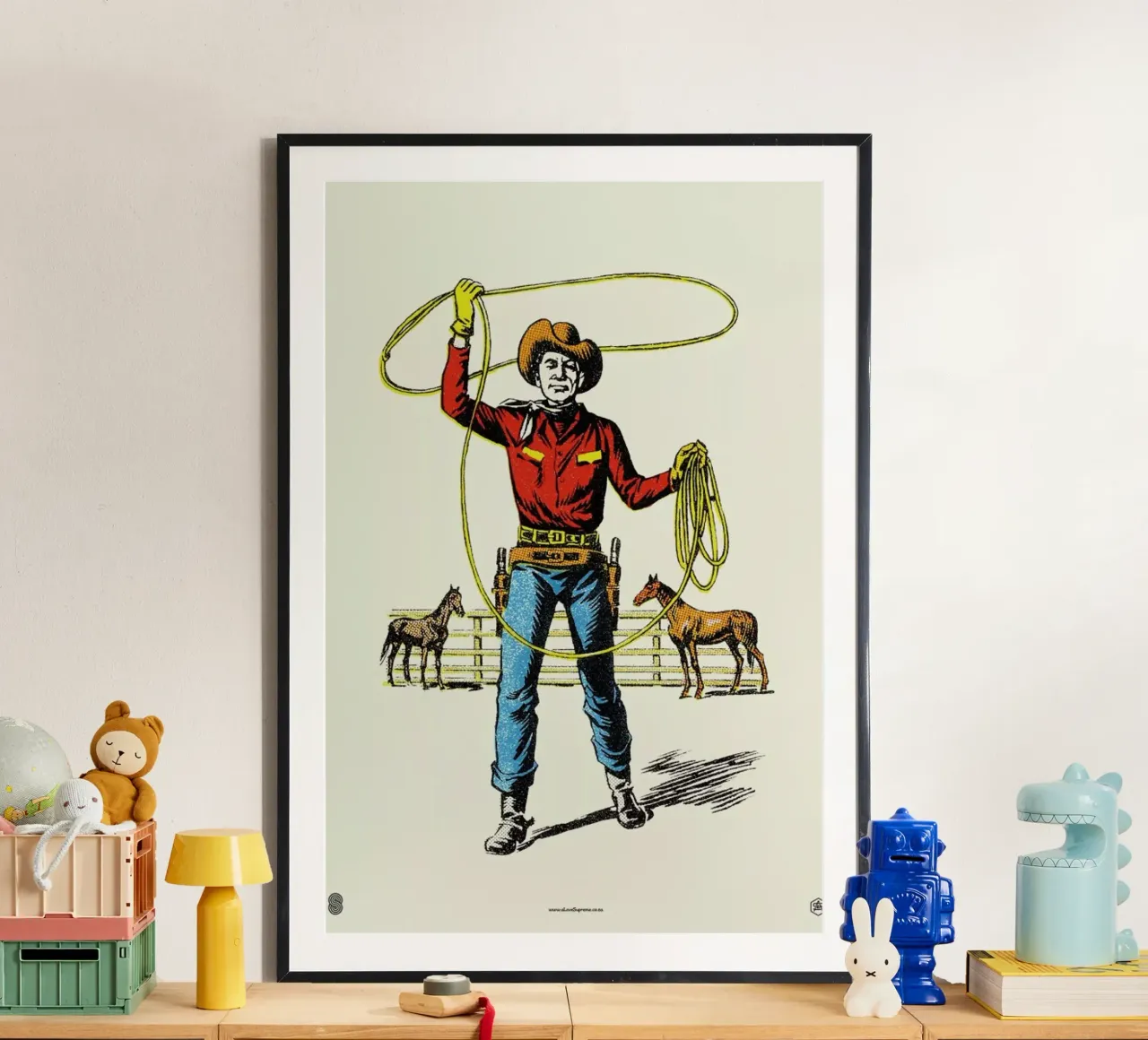 Lasso poster con telaio in alluminio da a Love Supreme