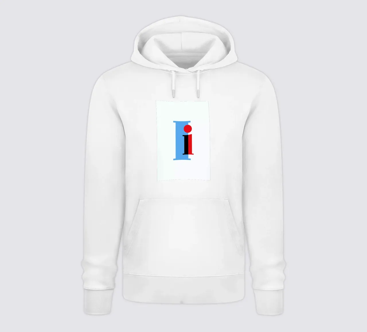 Cyan/Red I felpa con cappuccio da Studio One