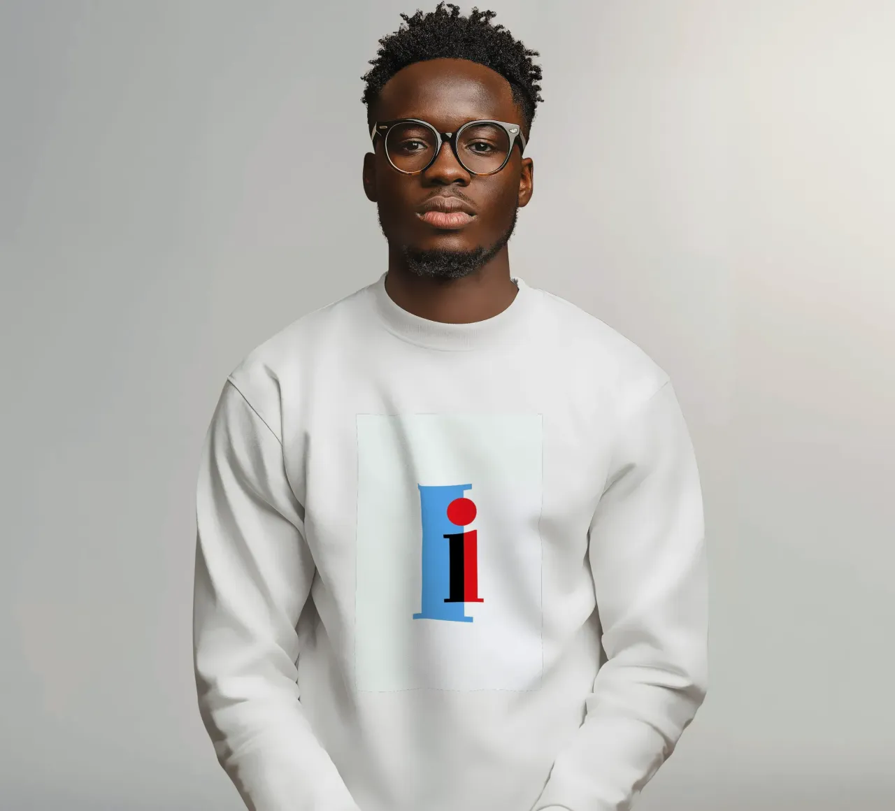 Cyan/Red I Sweatshirt von Studio One