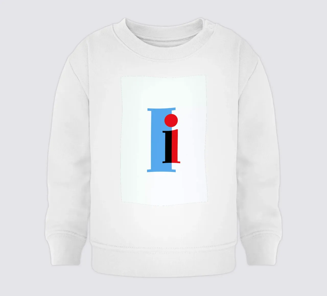 Cyan/Red I felpa neonato da Studio One