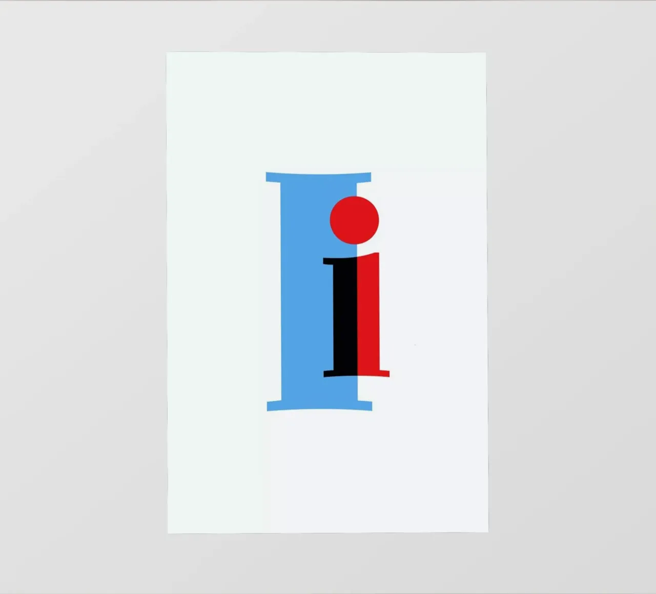 Cyan/Red I pellicola backlit da Studio One