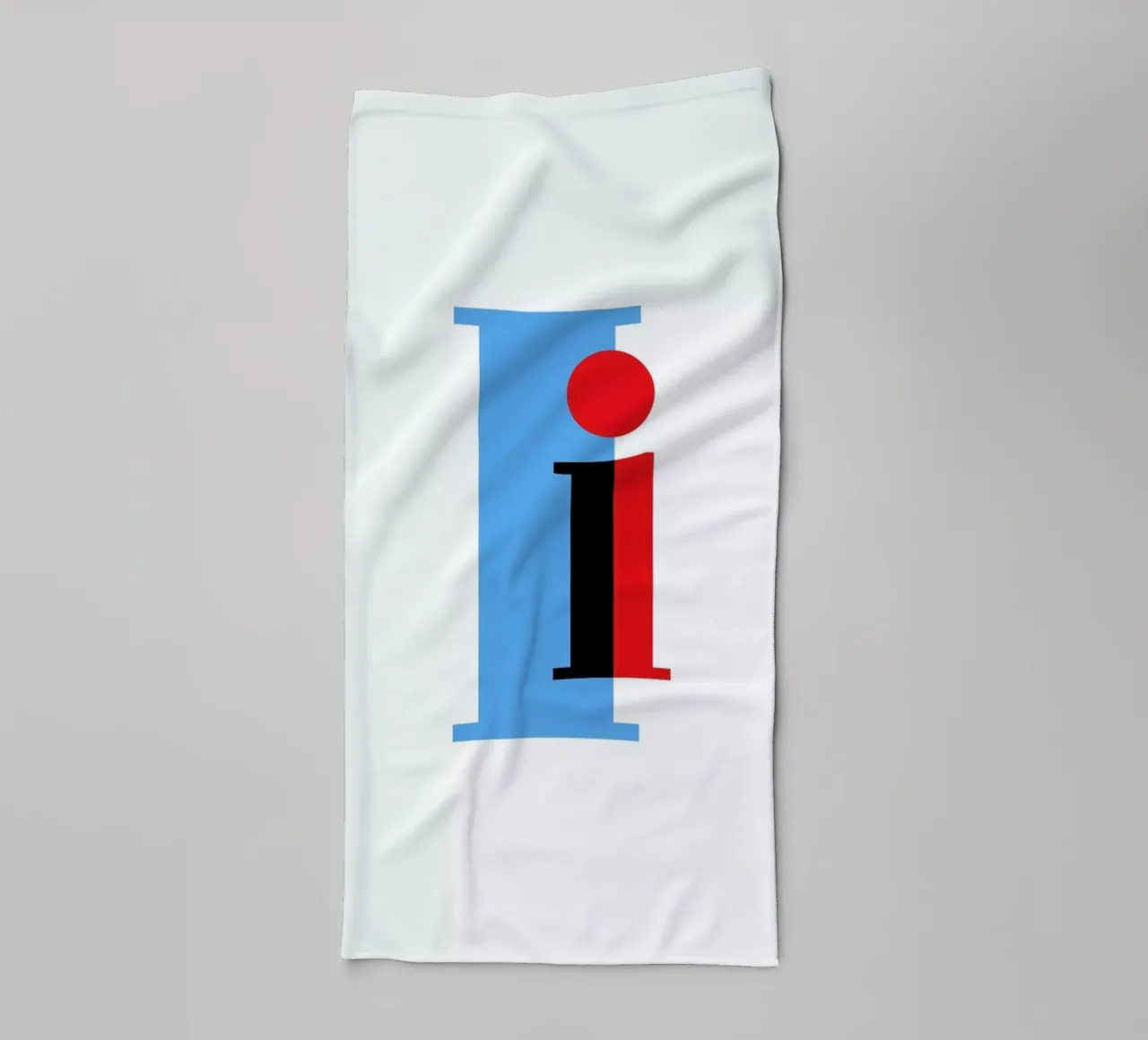 Cyan/Red I asciugamano da bagno da Studio One