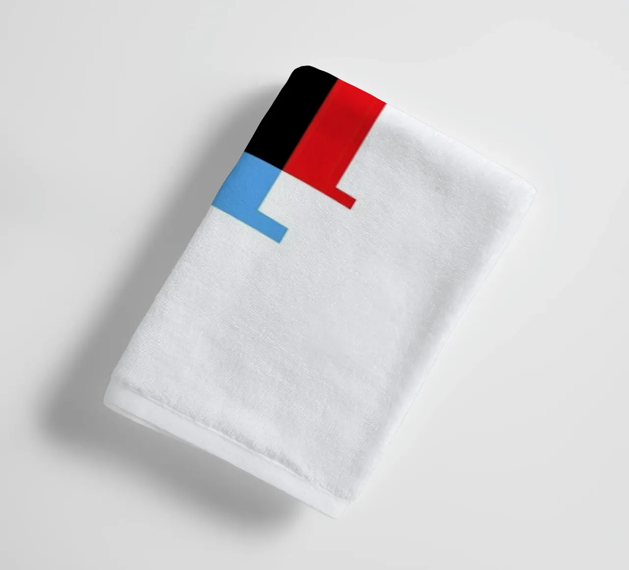 Cyan/Red I asciugamano da bagno da Studio One