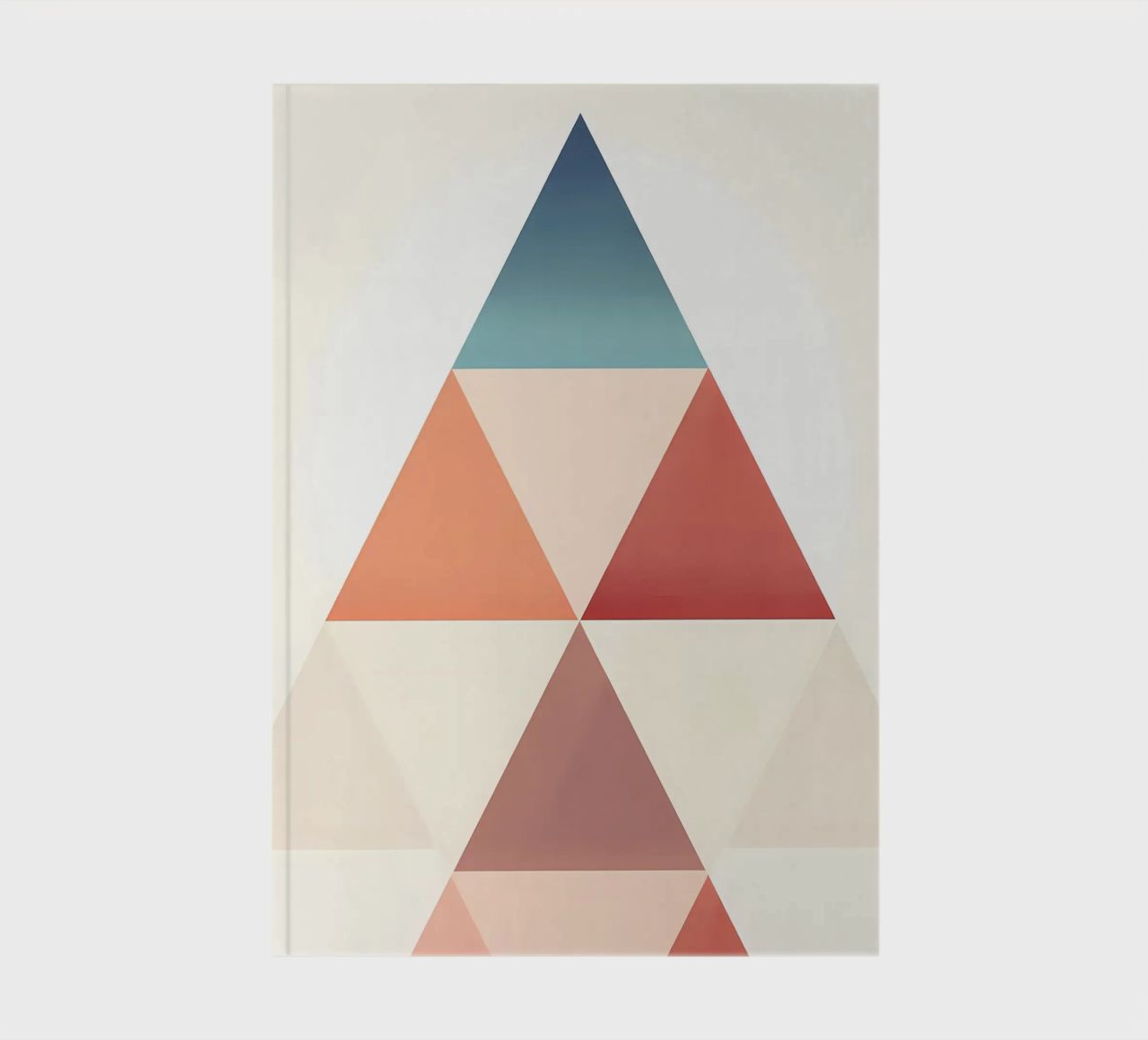 Abstract Triangle Art notebook by Karraker