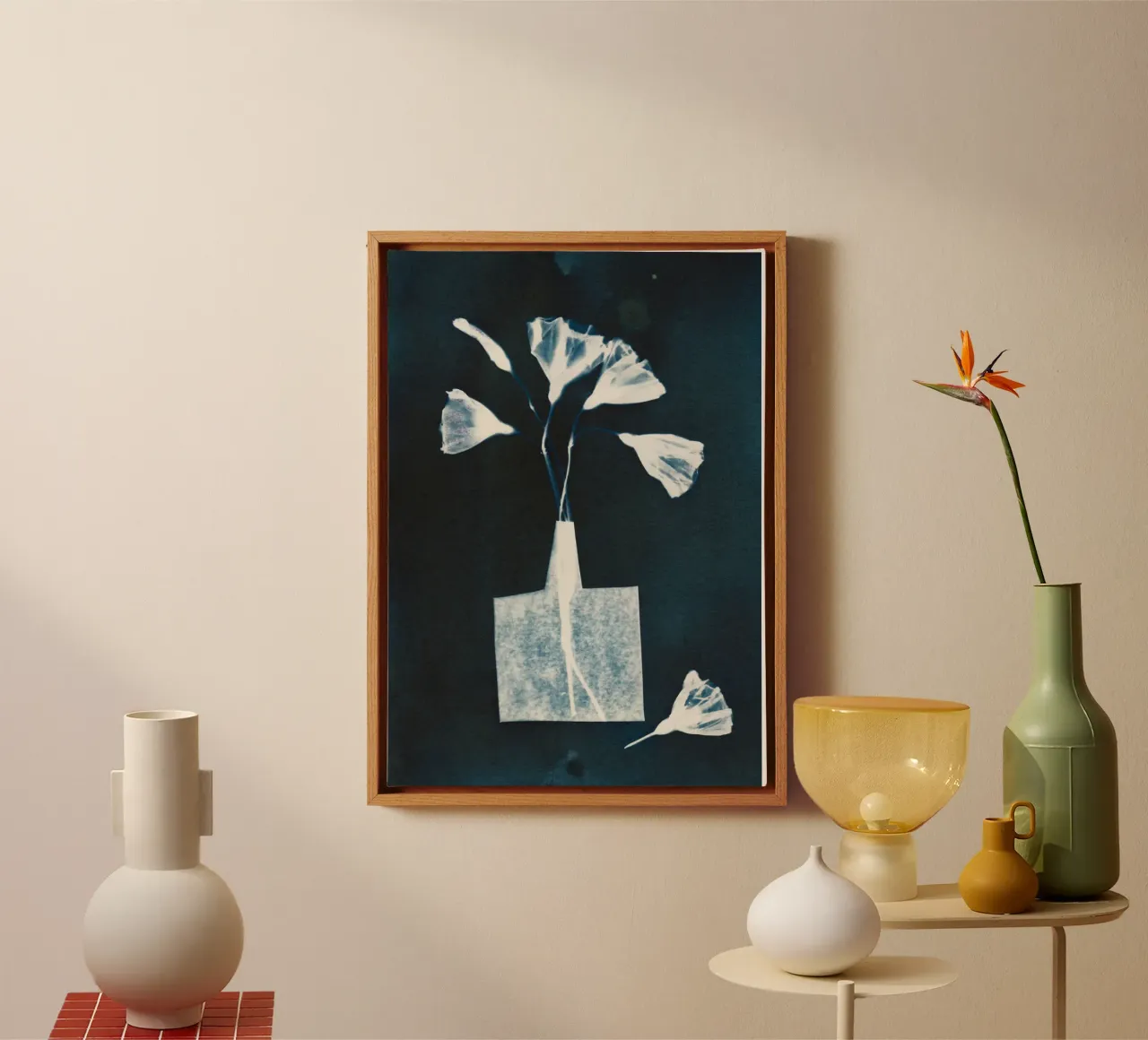 Magic in the Ordinary #8 / Dark canvas with Floater frame by Alisa Galitsyna