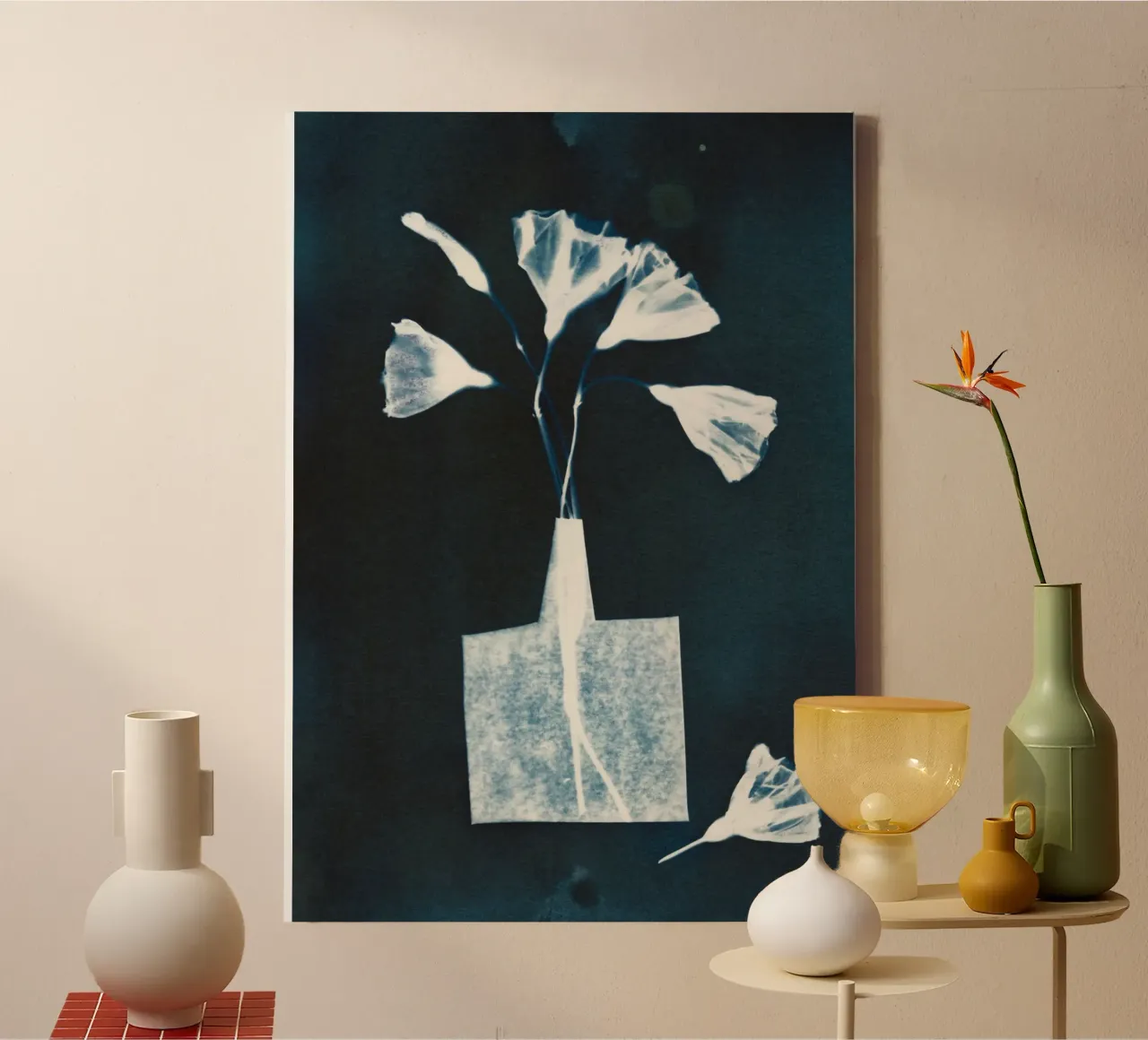 Magic in the Ordinary #8 / Dark canvas with Floater frame by Alisa Galitsyna