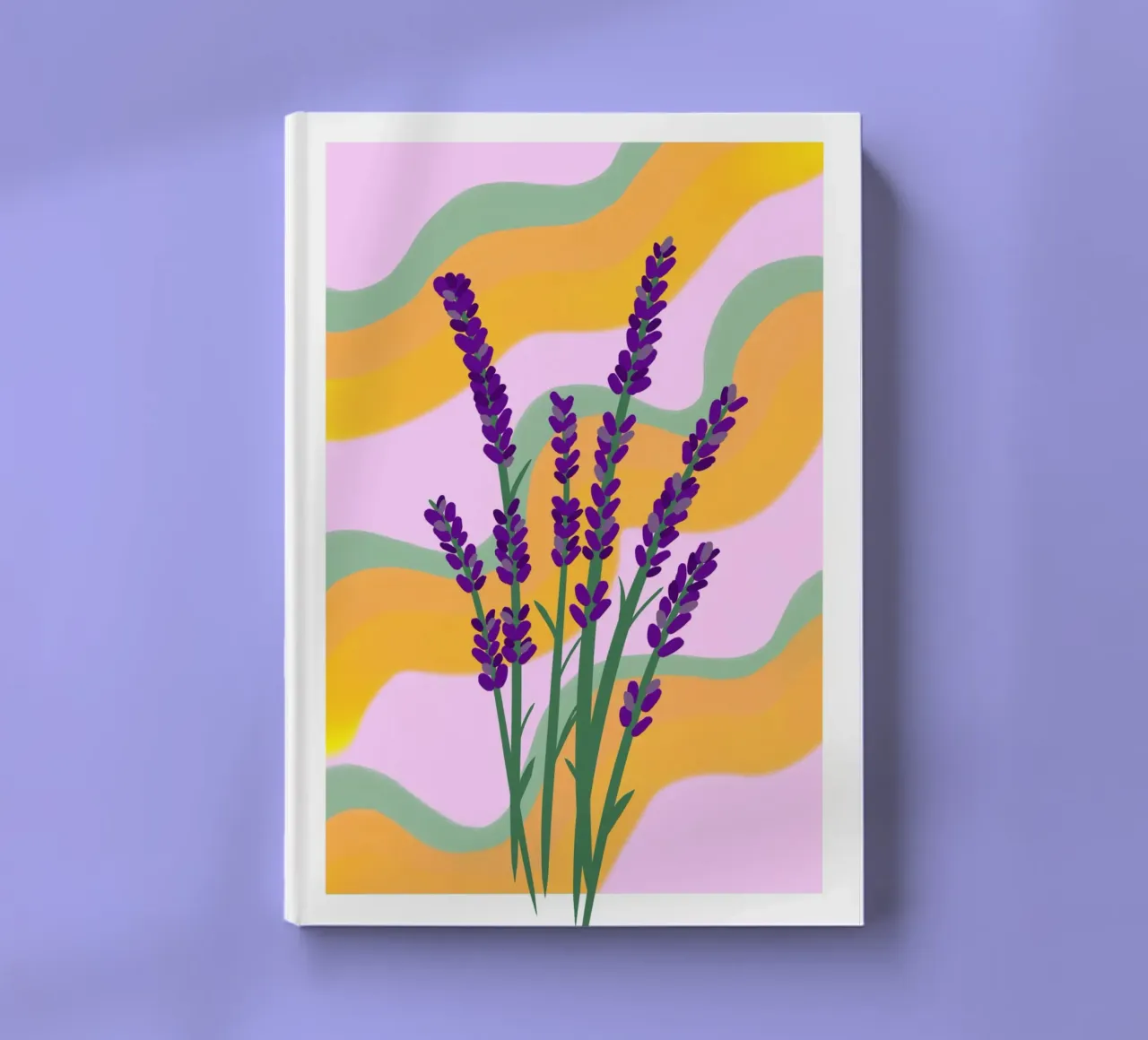 Wave of lavender notebook by Nuage solaire