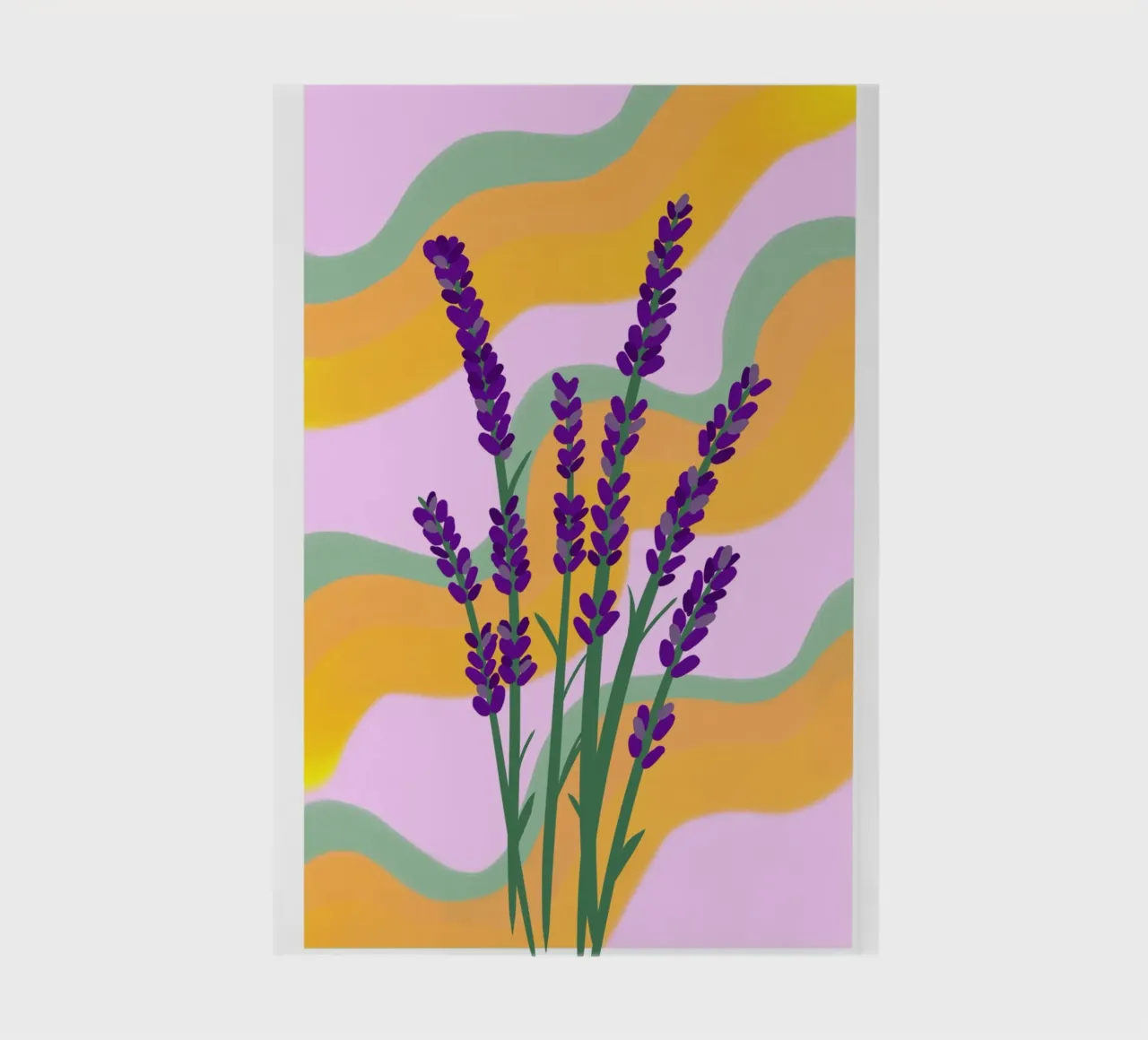 Wave of lavender notebook by Nuage solaire