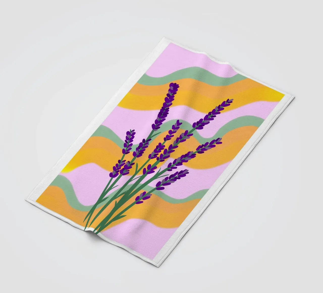Ondata di lavanda coperta in pile da Nuage solaire