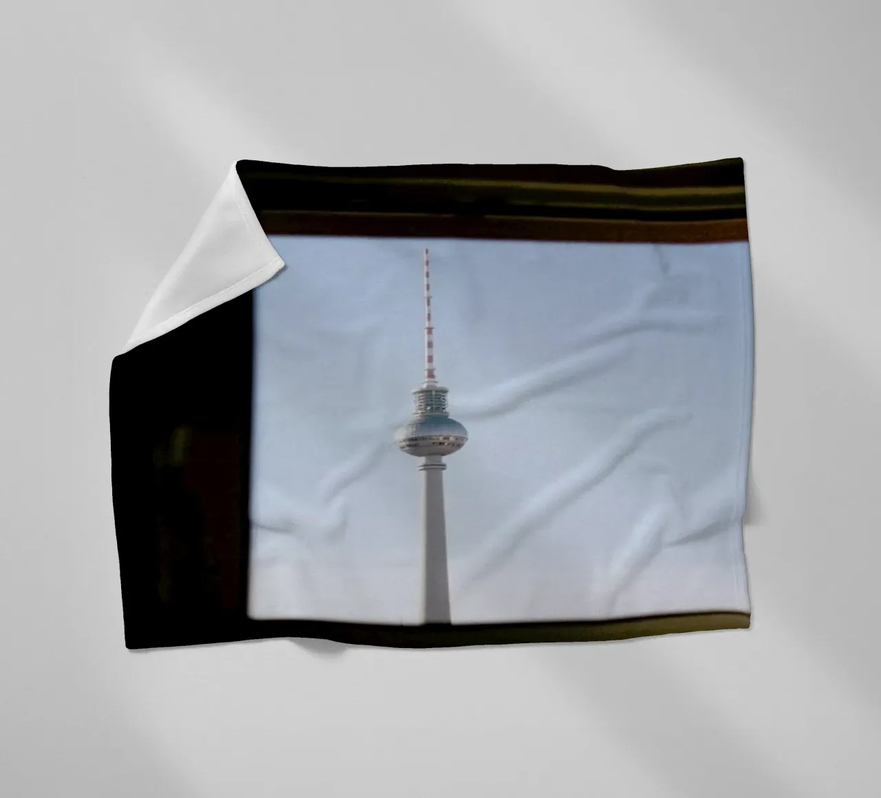Living in Berlin fleece blanket by Alexandra Hellweg