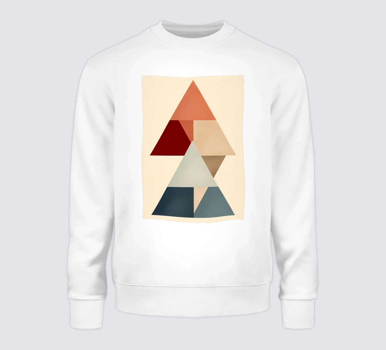 Triángulos geométricos abstractos sudadera de Karraker