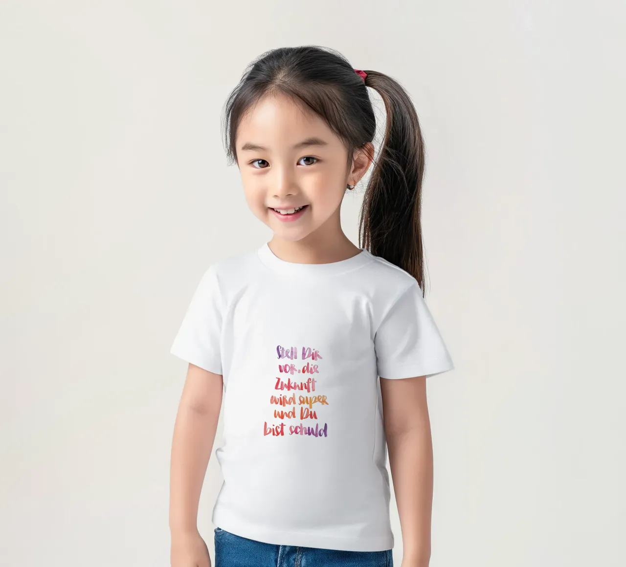 Stell dir vor t-shirt bambini da Brushmeetspaper