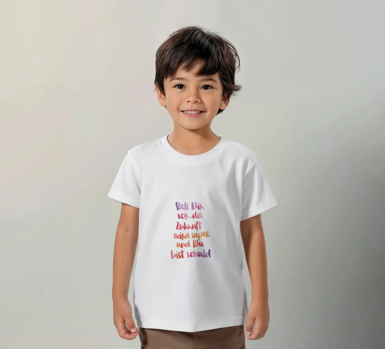 Stell dir vor t-shirt bambini da Brushmeetspaper