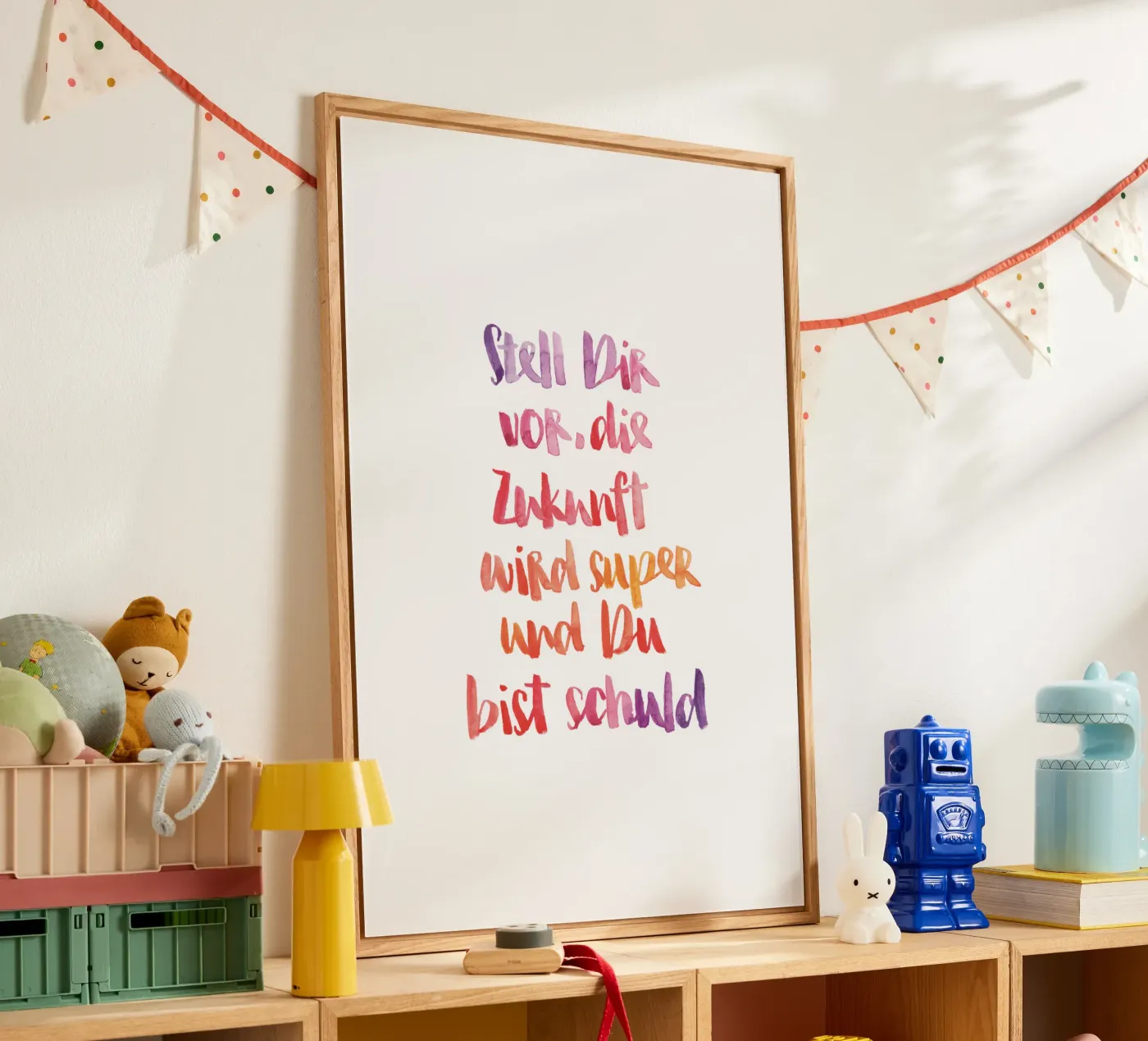 Stell dir vor acrylic glass by Brushmeetspaper