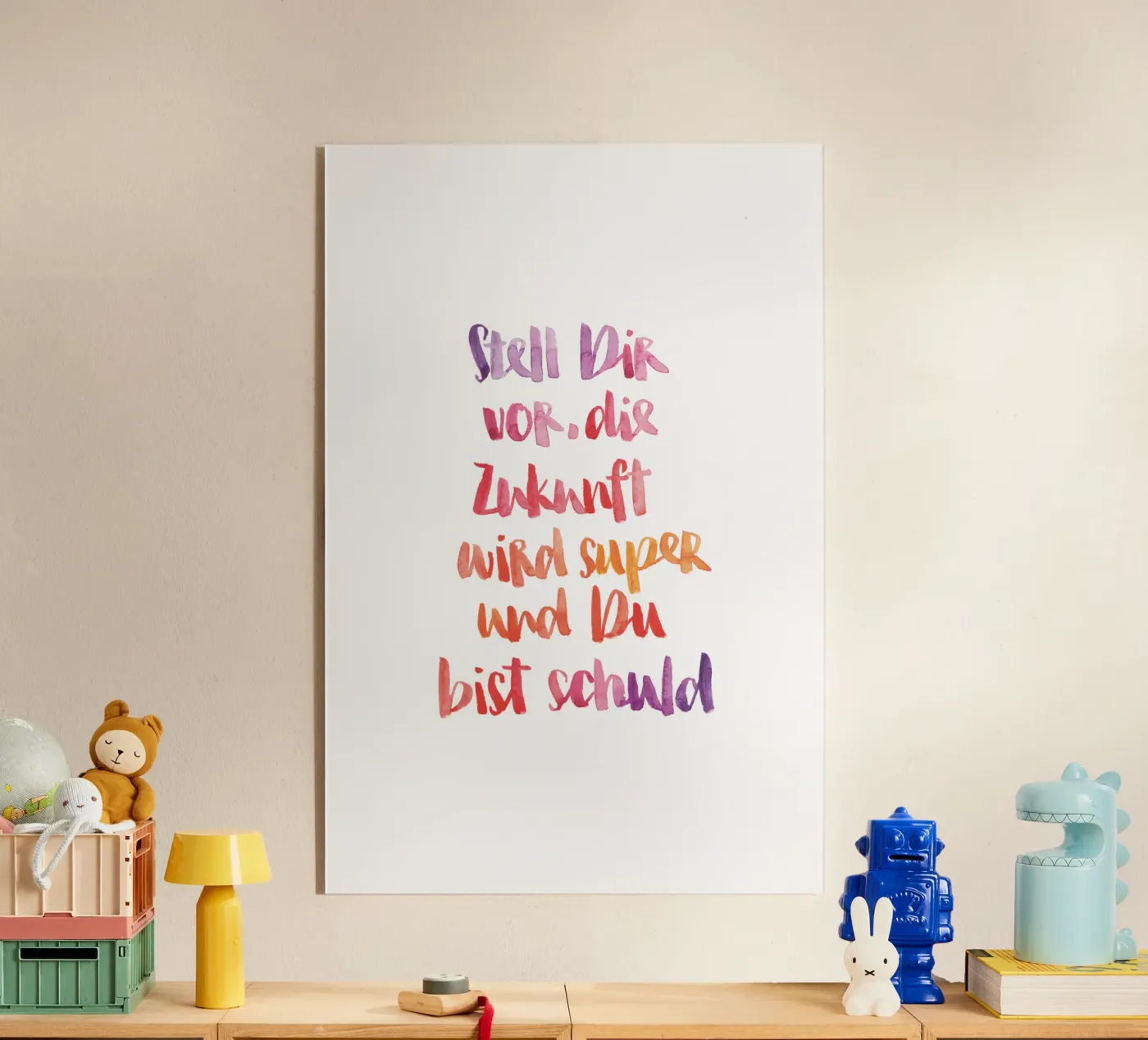 Stell dir vor acrylic glass by Brushmeetspaper