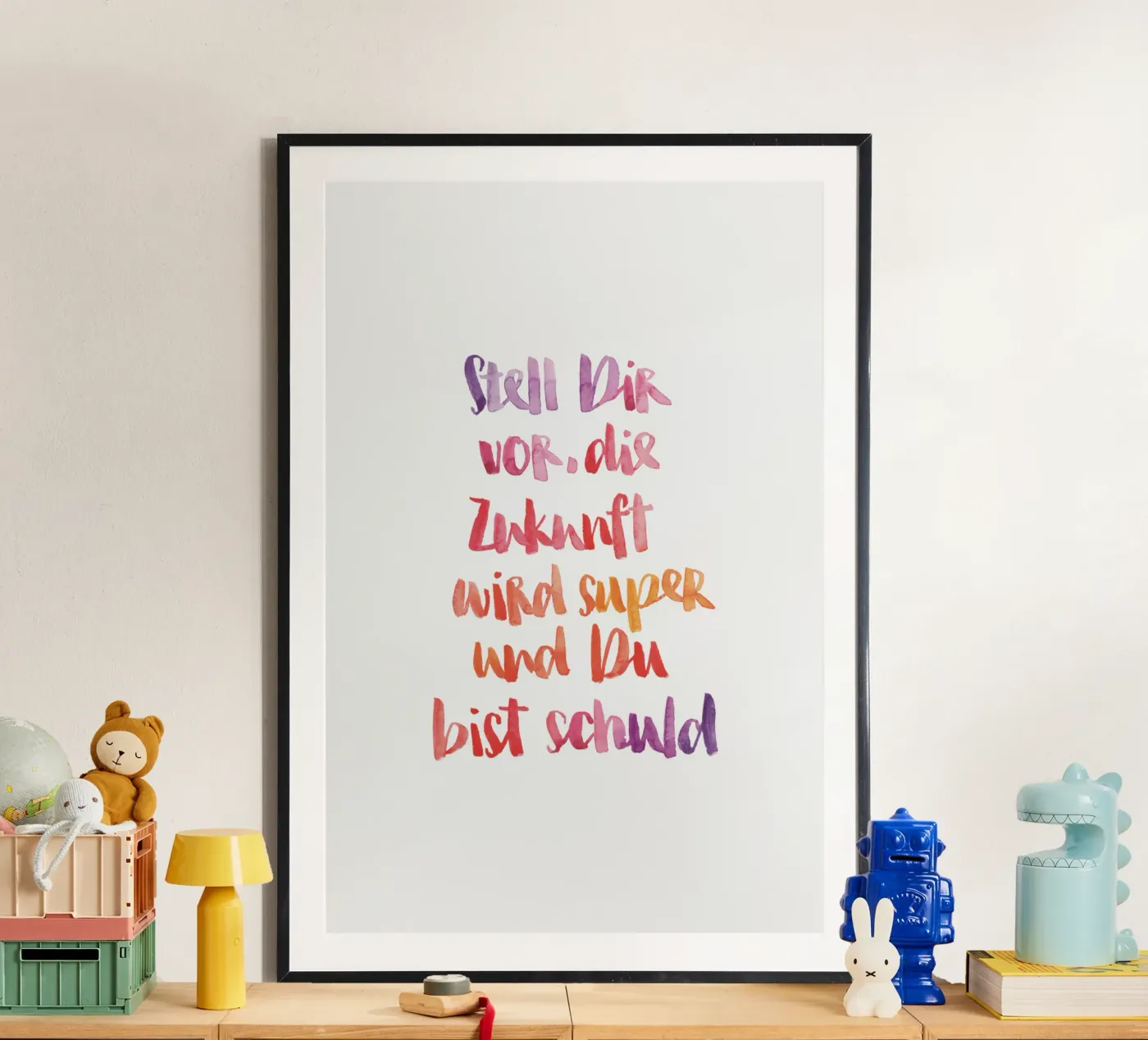 Stell dir vor poster da Brushmeetspaper