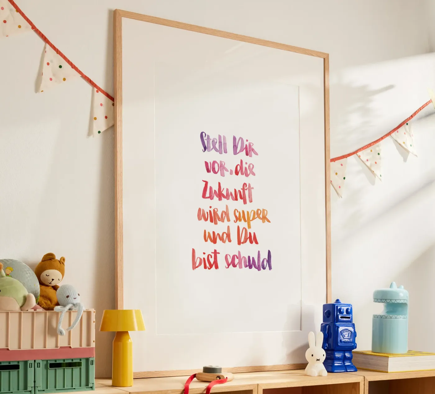 Stell dir vor poster da Brushmeetspaper