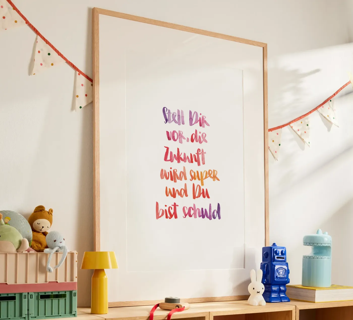 Stell dir vor poster da Brushmeetspaper