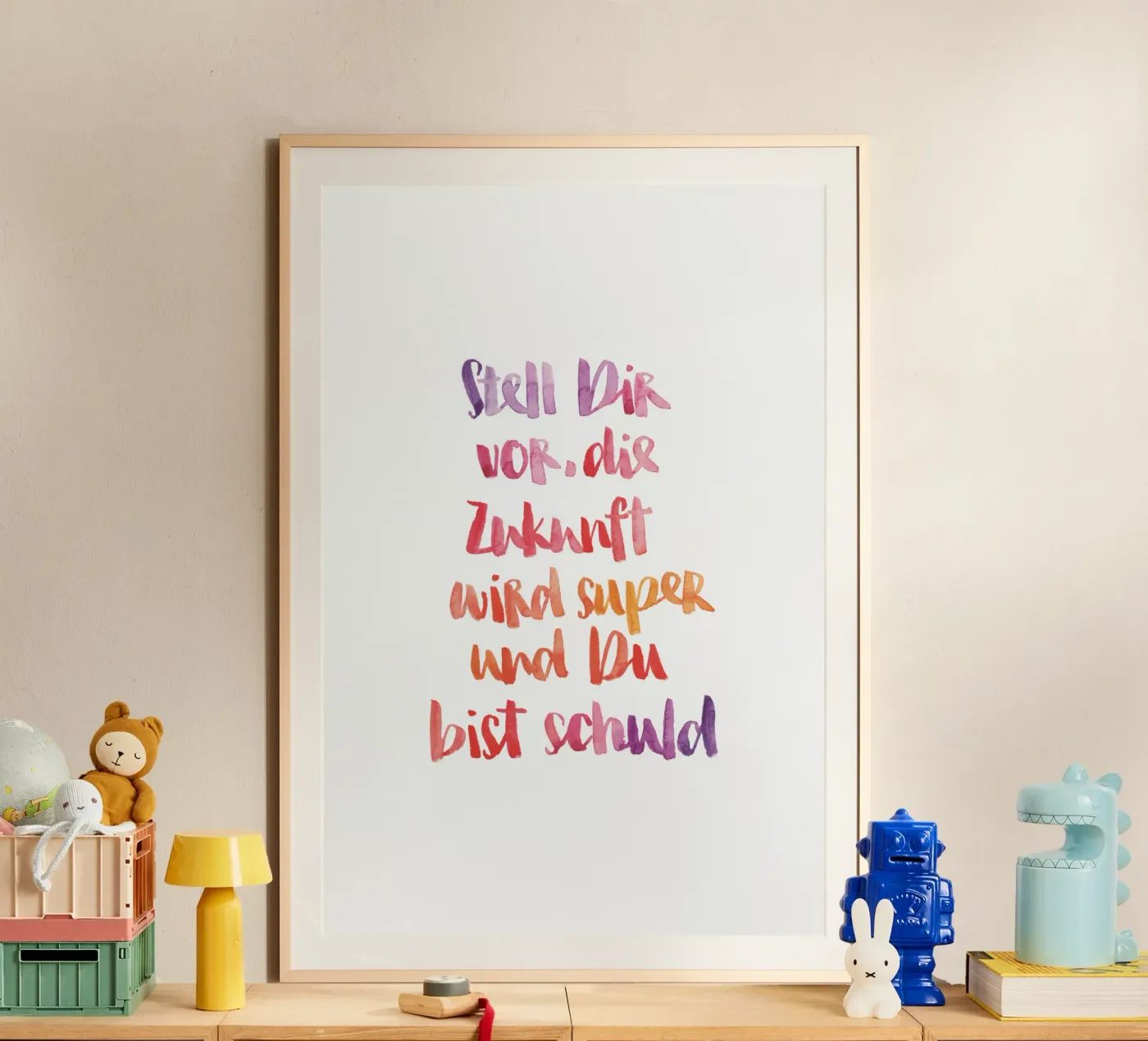 Stell dir vor poster da Brushmeetspaper