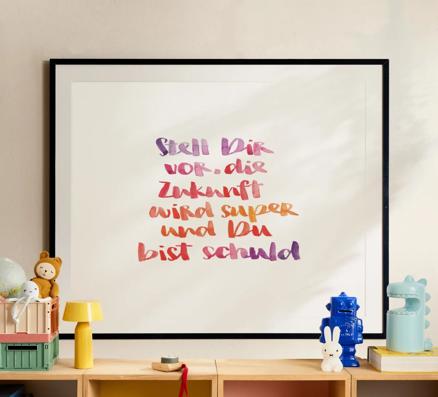 Stell dir vor poster da Brushmeetspaper