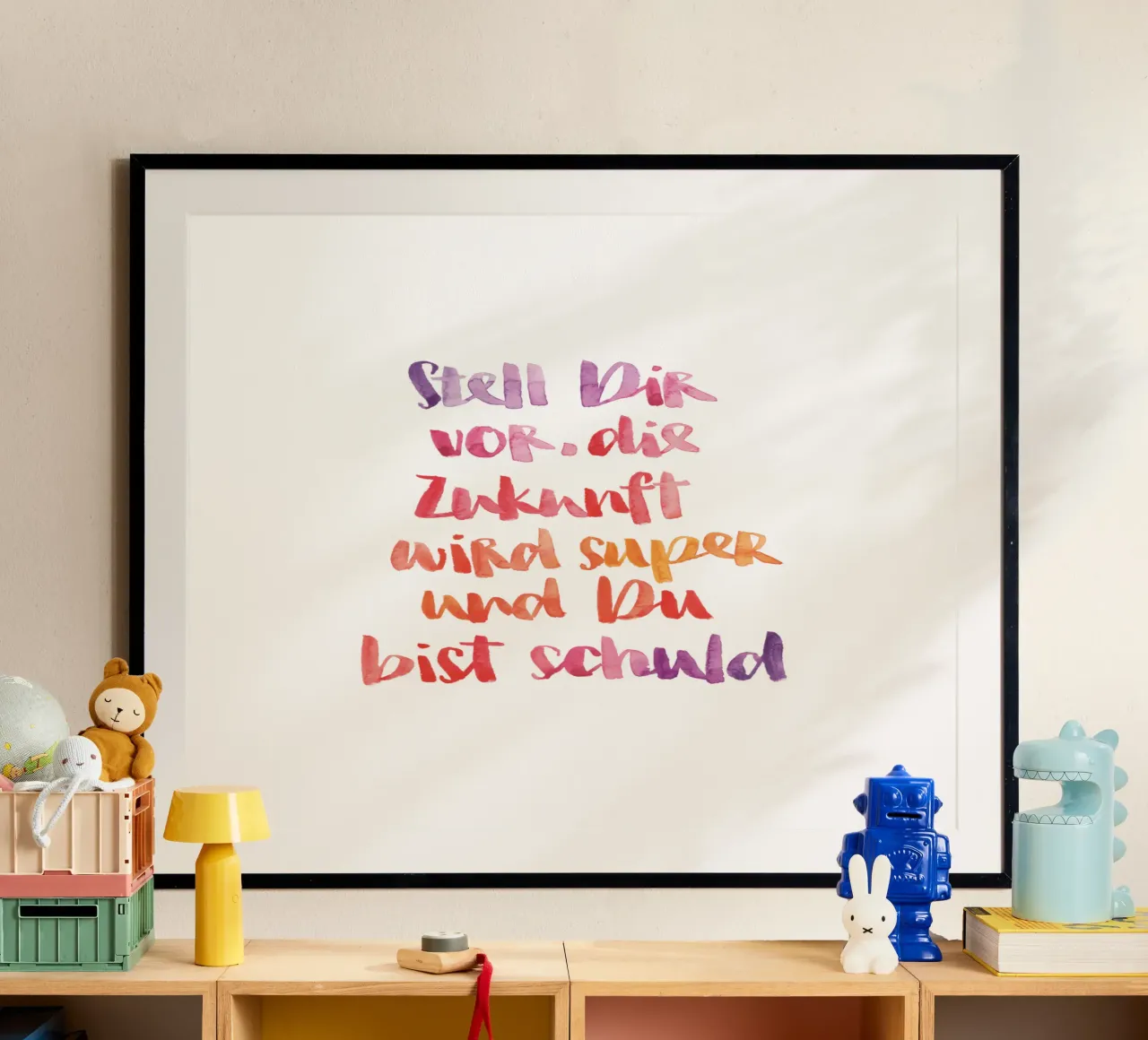 Stell dir vor poster da Brushmeetspaper