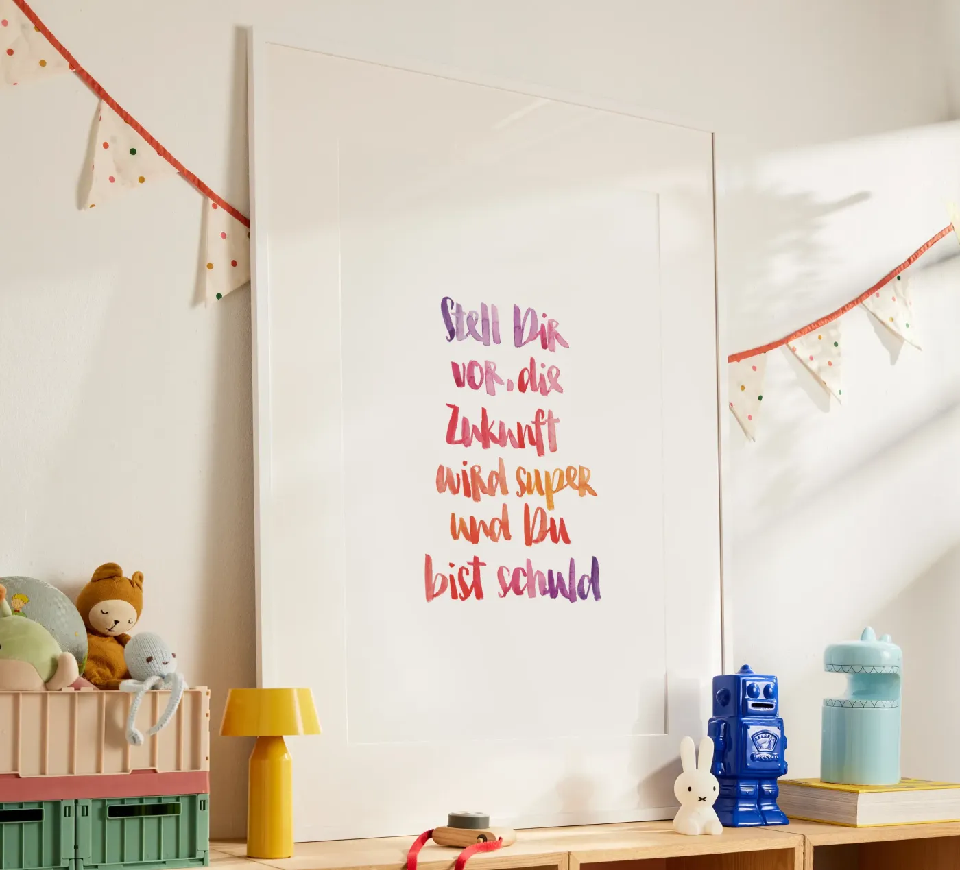 Stell dir vor poster da Brushmeetspaper