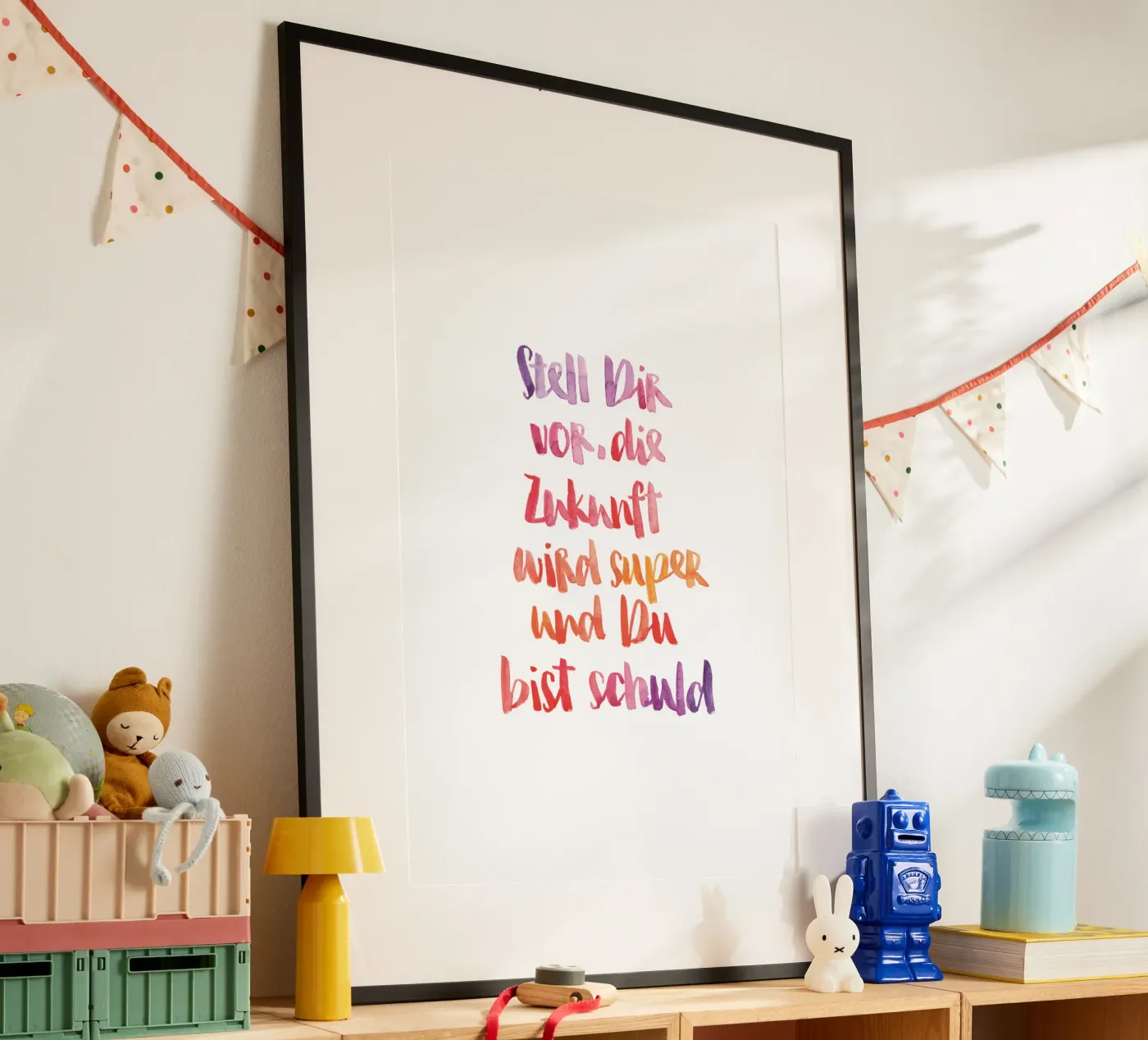 Stell dir vor poster da Brushmeetspaper
