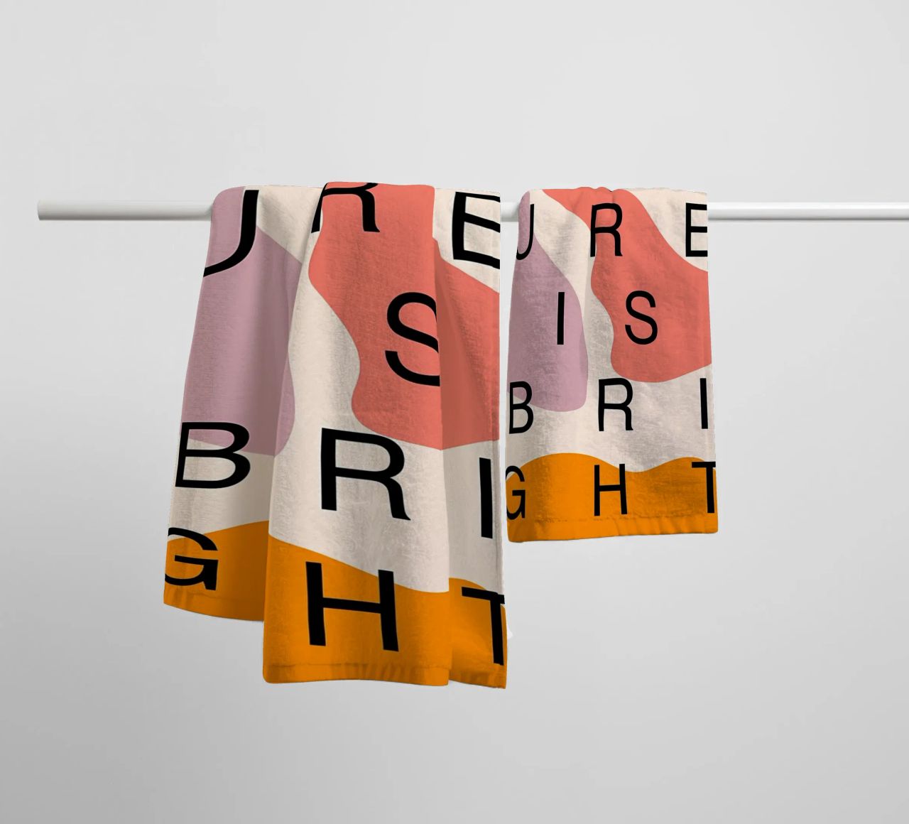 Abstract Faces Cute3 towel by Iracheta