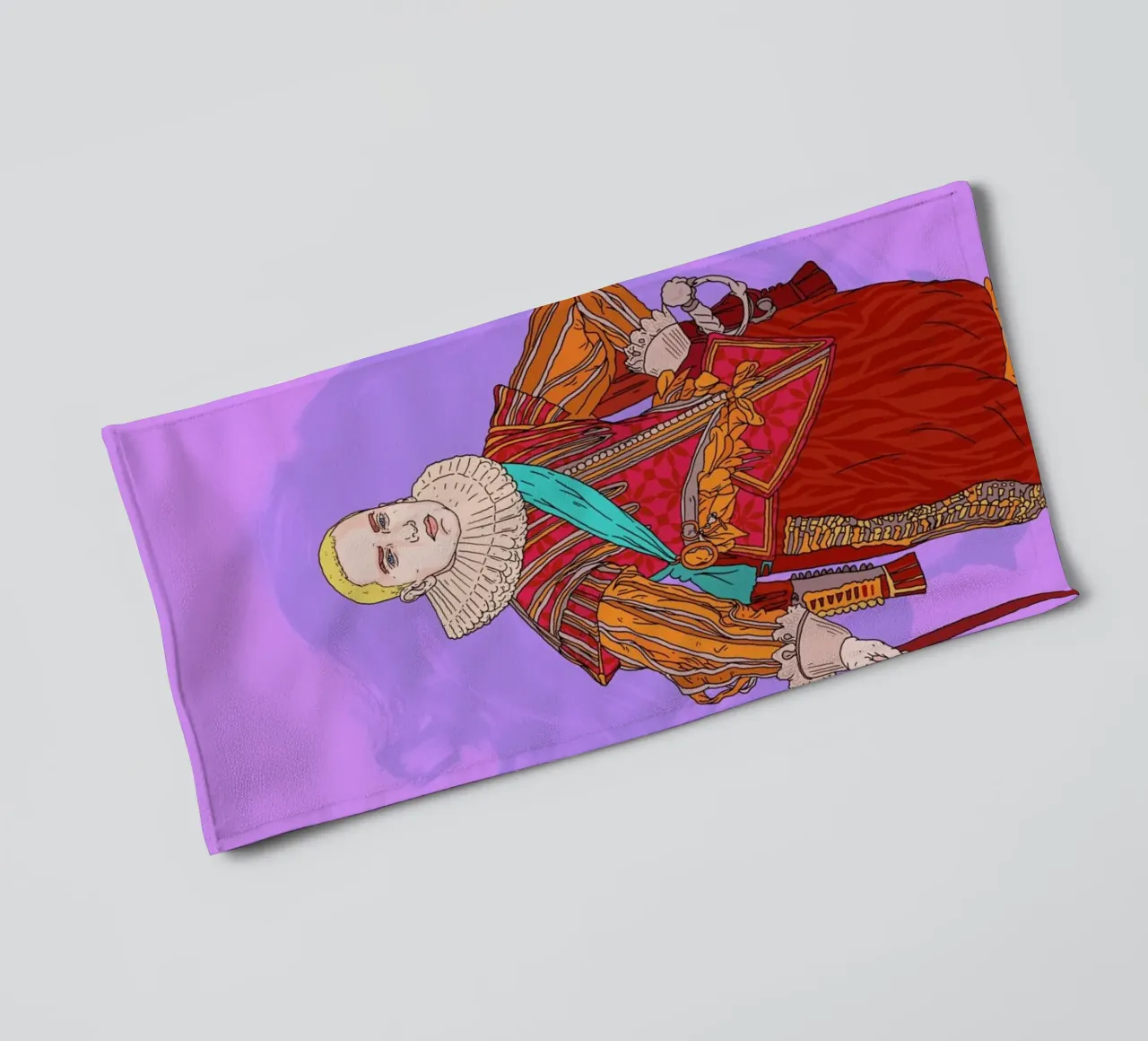 Rap Royalty 003 Handtuch von Nick Cocozza