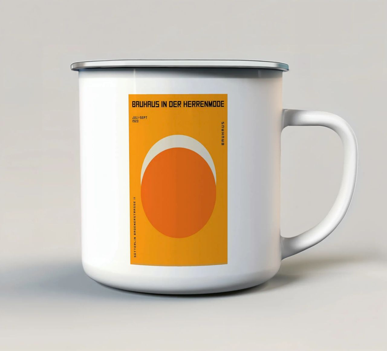 IL FUTURO È LUMINOSO tazza in smalto da Iracheta