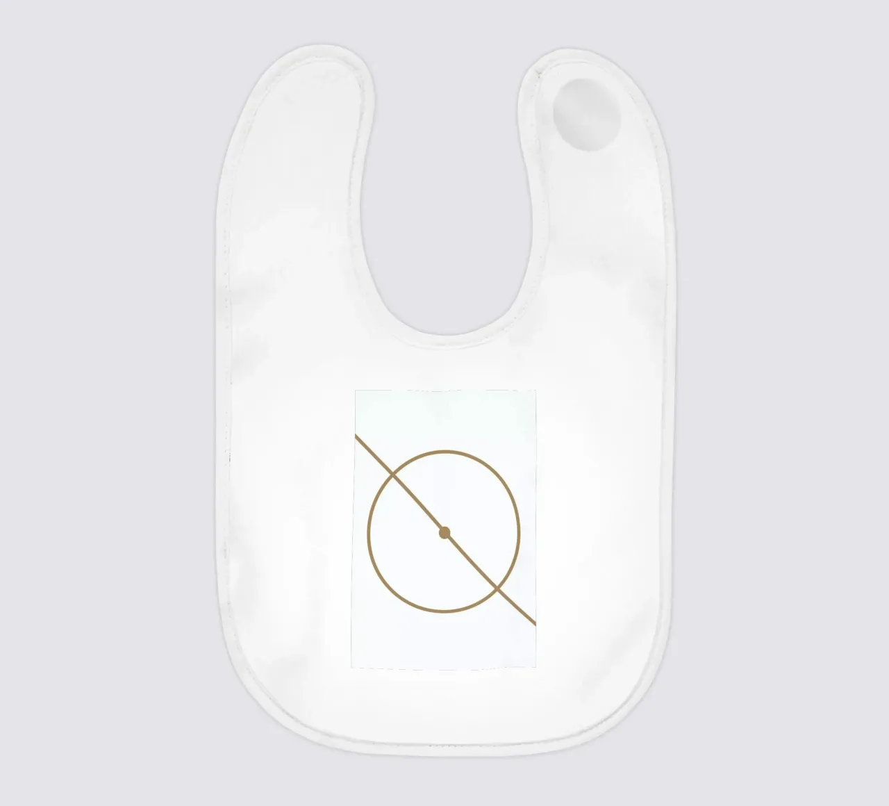 Centre Circle baby bib by Dean Smith