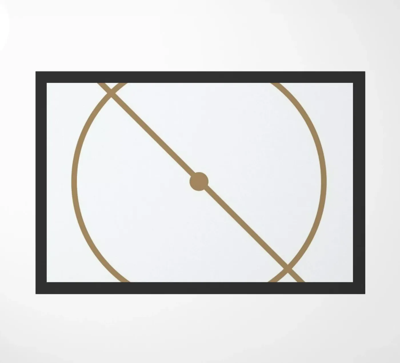 Centre Circle doormat by Dean Smith