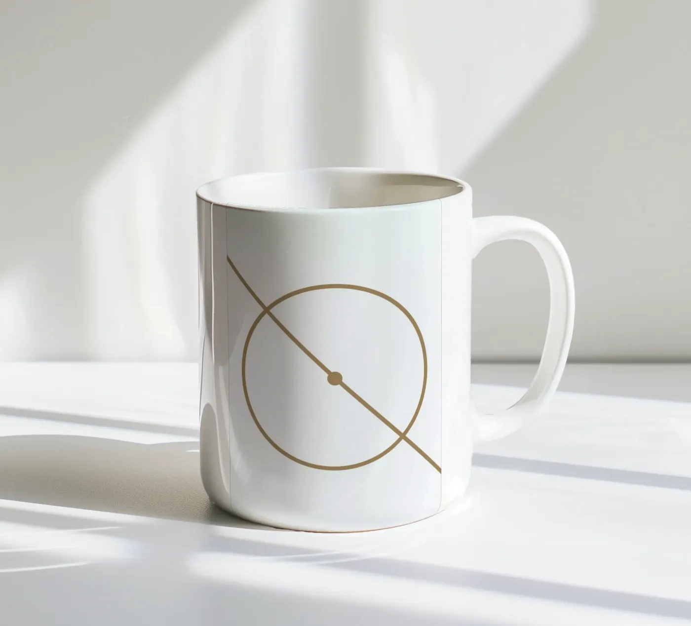 Centre Circle ceramic mug by Dean Smith