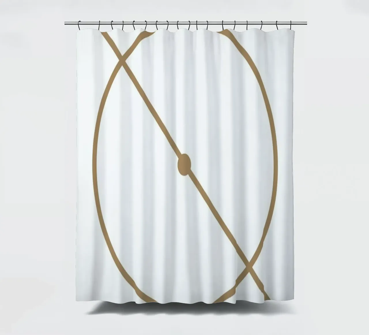 Centre Circle shower curtain by Dean Smith