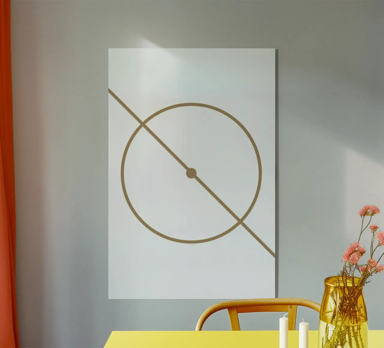 Centre Circle plexiglass da Dean Smith