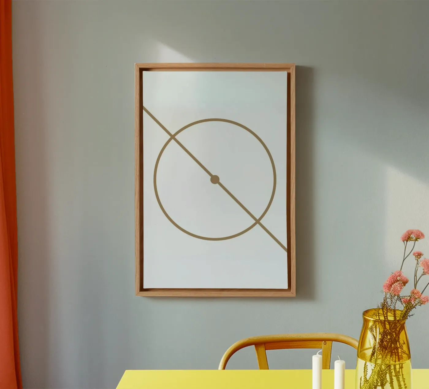 Centre Circle canvas by Dean Smith