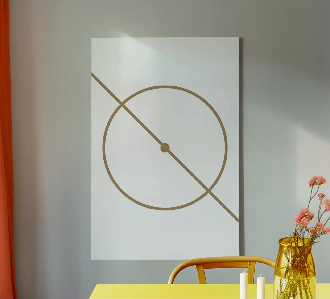 Centre Circle canvas by Dean Smith