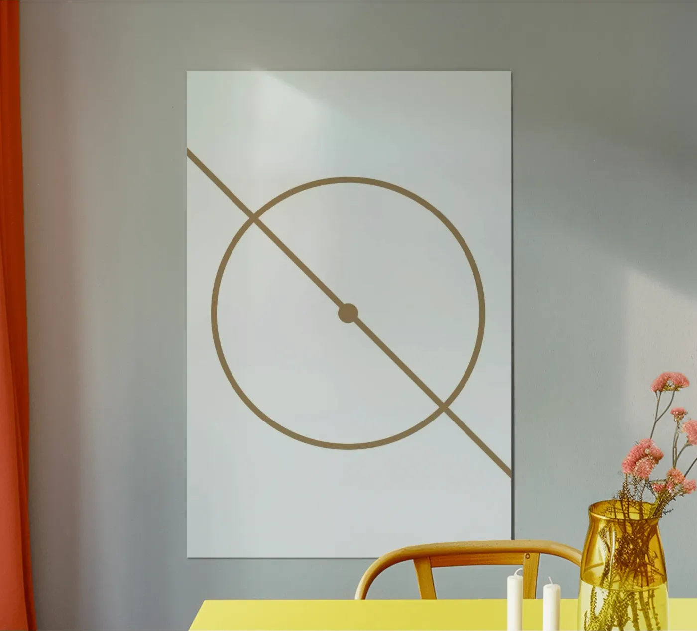 Centre Circle Poster von Dean Smith