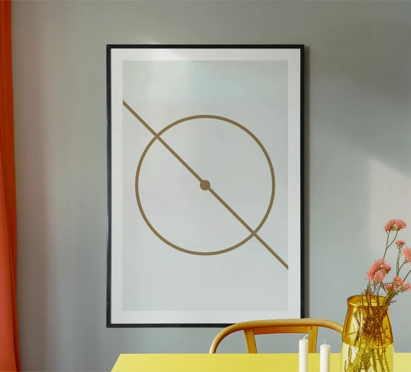 Centre Circle Poster von Dean Smith