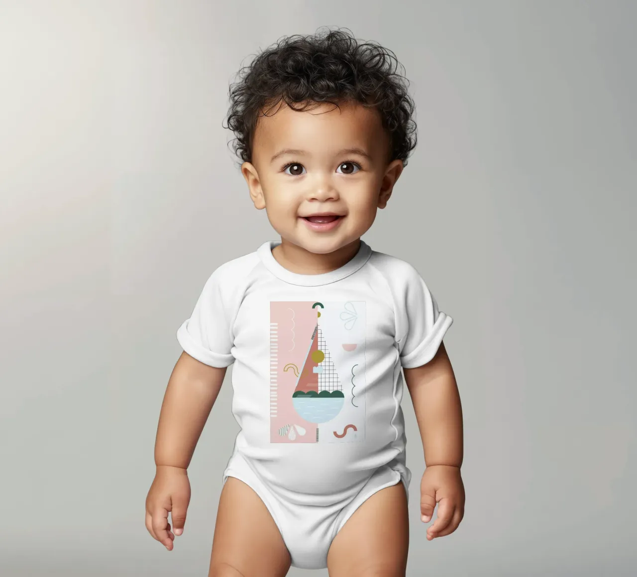 Clean Water for All body neonato maniche corte da Linda Gobeta