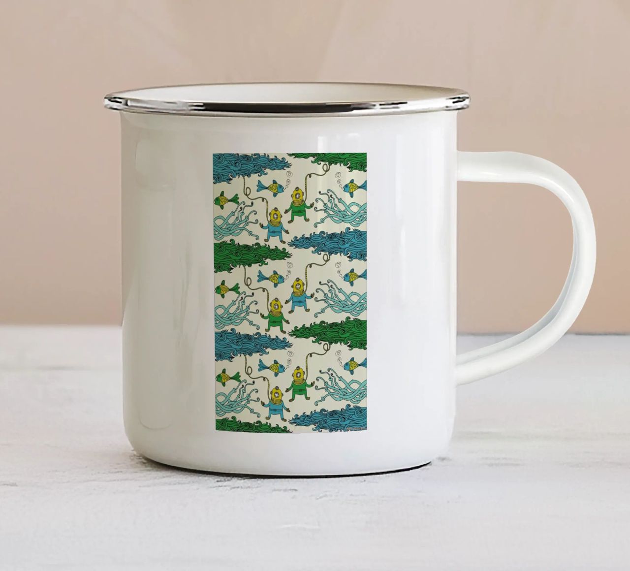 Wrapping Paper Submerged tazza in smalto da a Love Supreme
