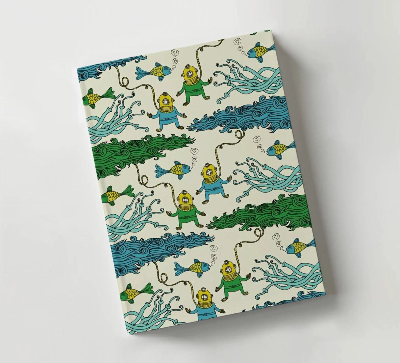 Wrapping Paper Submerged notebook by a Love Supreme