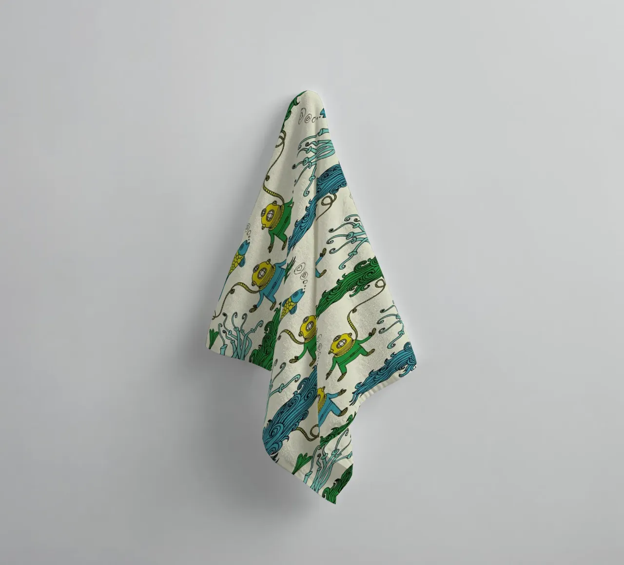 Wrapping Paper Submerged towel by a Love Supreme