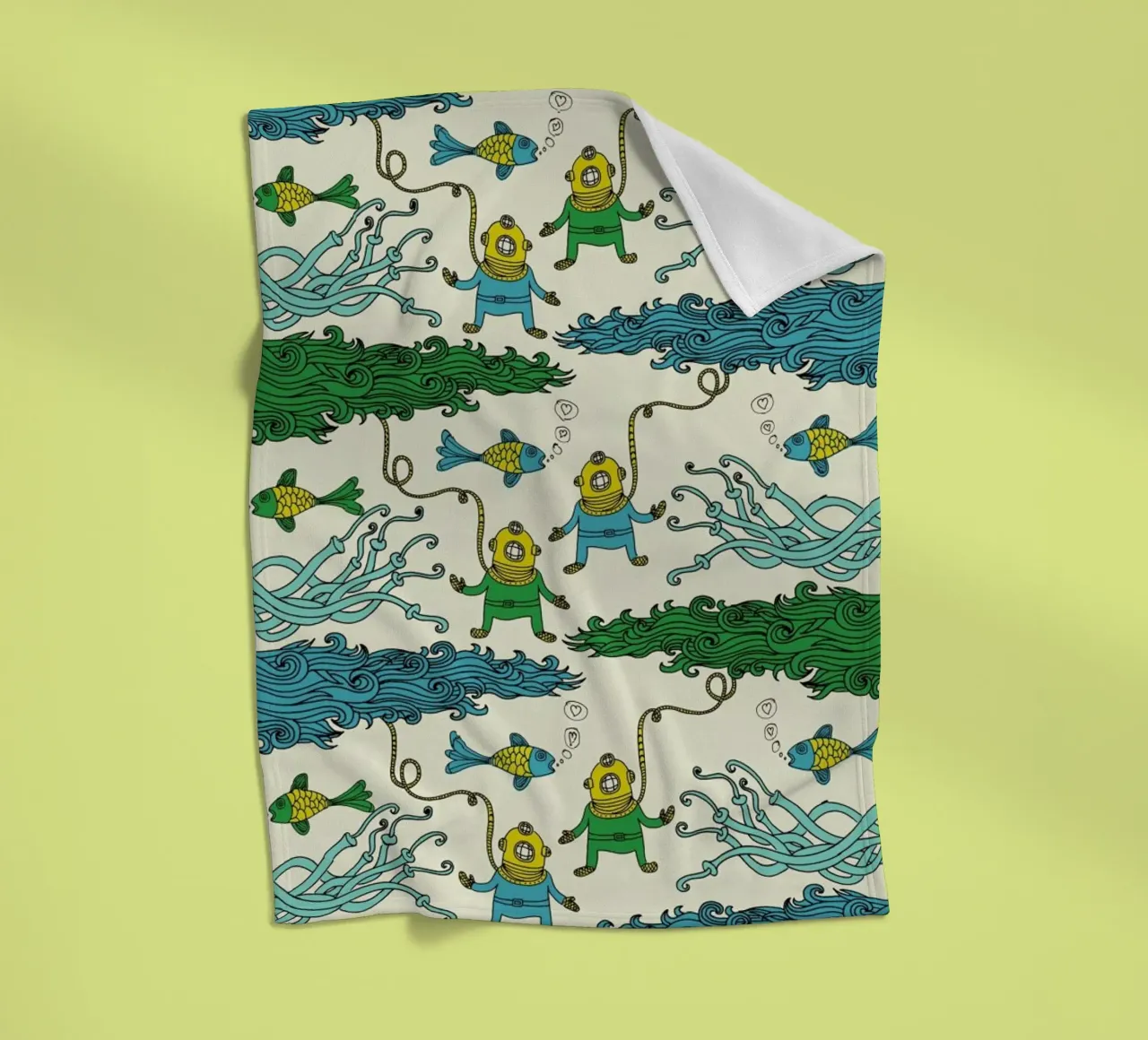 Wrapping Paper Submerged manta de franela de a Love Supreme
