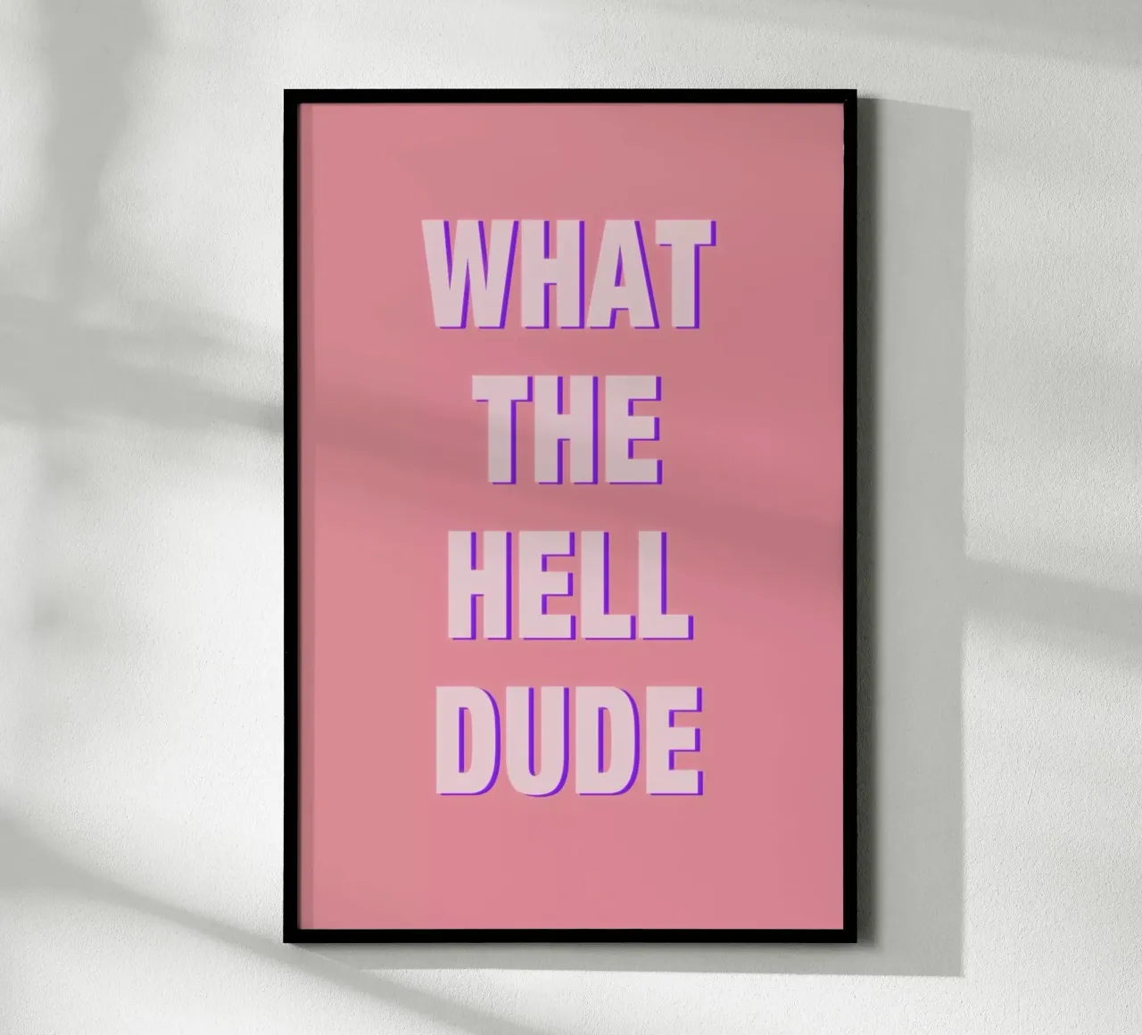 What the Hell Dude carta hahnemühle da Vasare Nar