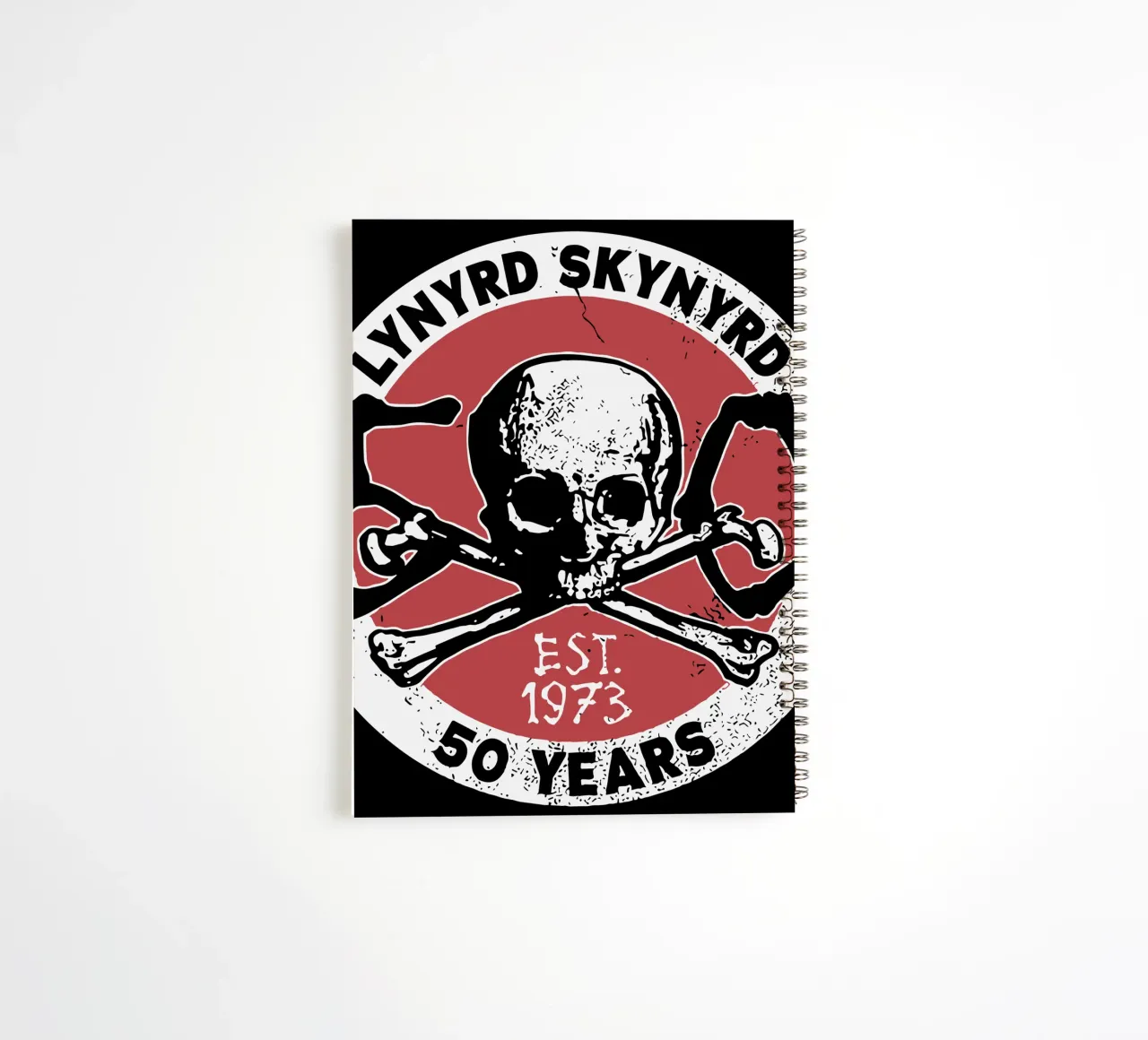 Lynyrd Skynyrd - 50 Years spiral notebook by heatherloulin