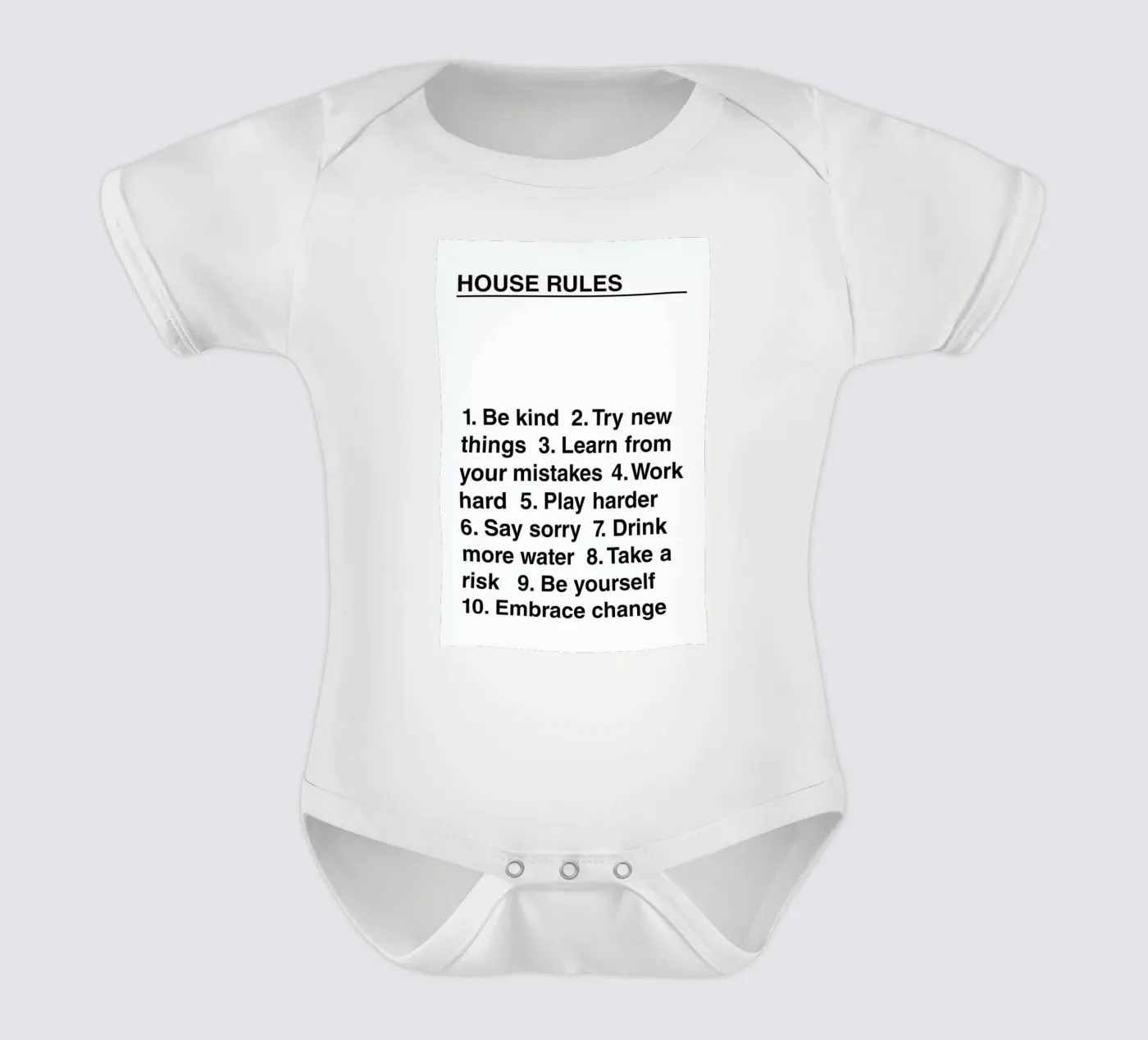 House Rules body bébé de The Native State