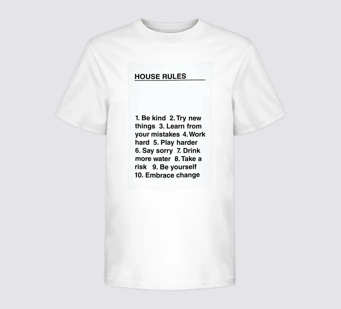 House Rules t-shirt bambini da The Native State