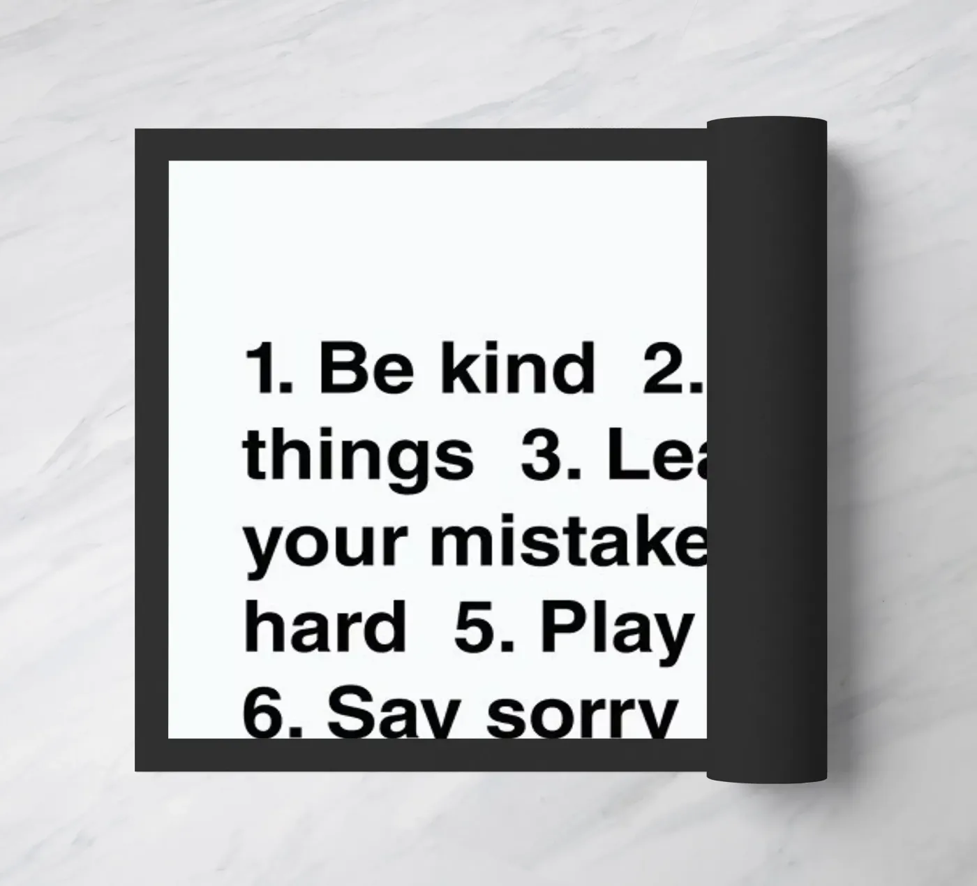 House Rules deurmat van The Native State