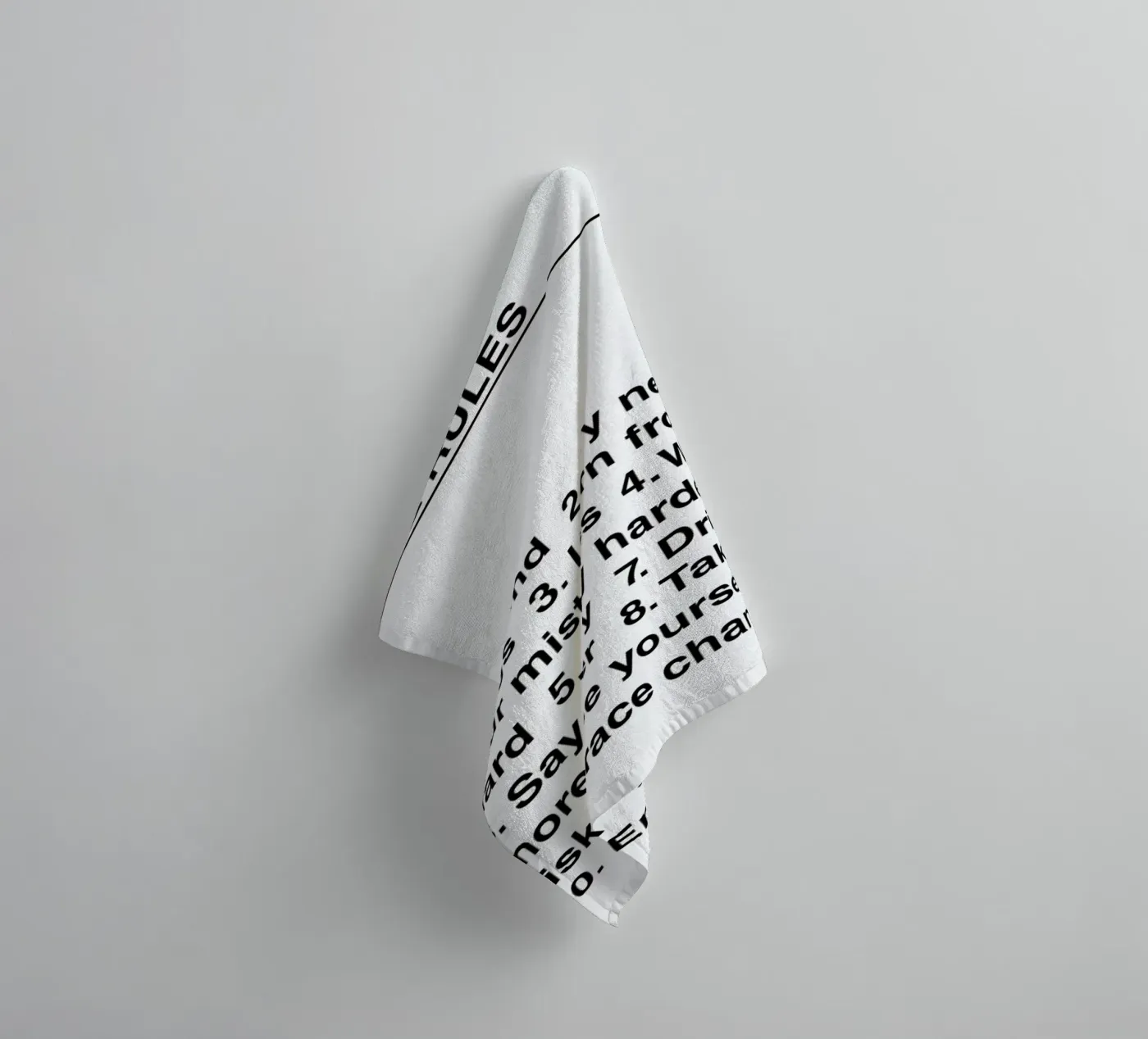 House Rules badhanddoek van The Native State